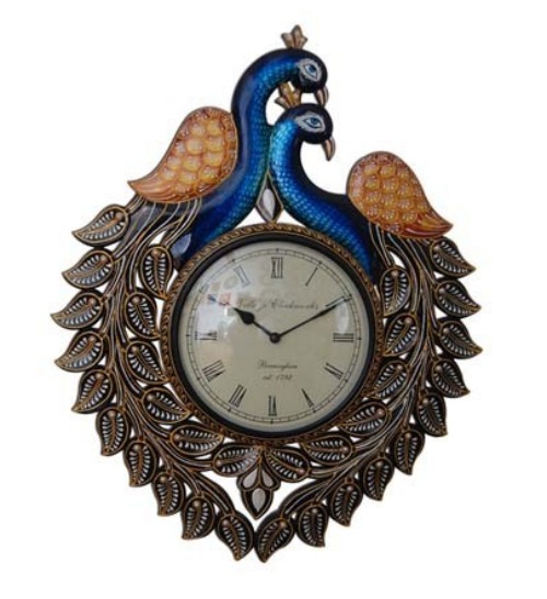 Peacock clock -3
